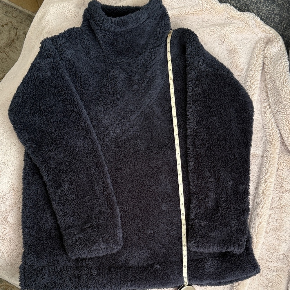 Jones New York Navy Fleece Jacket